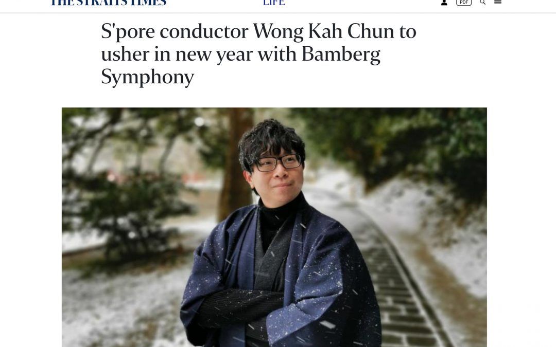 S’pore conductor Wong Kah Chun to usher in new year with Bamberg Symphony